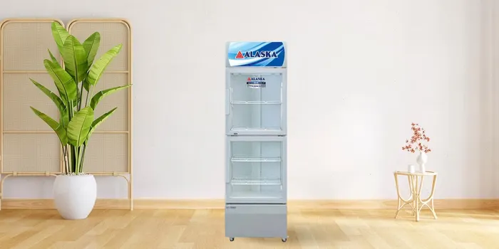 Tủ Mát Alaska 385 Lít LC-385D có thiết kế 2 cánh trên dưới
