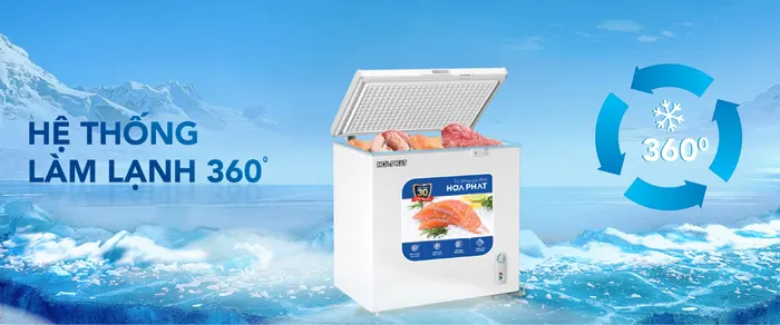 Hệ thống làm lạnh 360 độ cấp đông thực phẩm đồng đều
