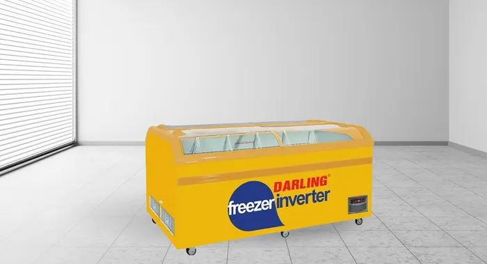 Tủ Đông Darling Inverter 1100 Lít DMF-10079ASKI có thiết kế  4 cánh kiếng cong 2 bên