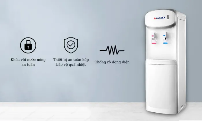 Máy nóng lạnh Alaska R-88 an toàn khi sử dụng
