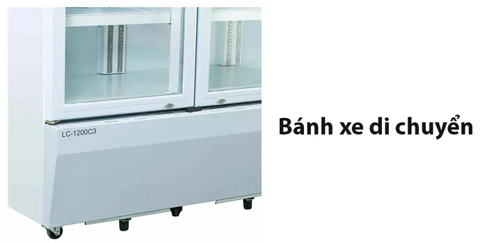Được trang bị bánh xe di chuyển dễ dàng