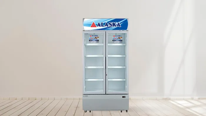 Tủ Mát Alaska 600 Lít LC-650C có thiết kế cửa đứng, 2 cửa mở