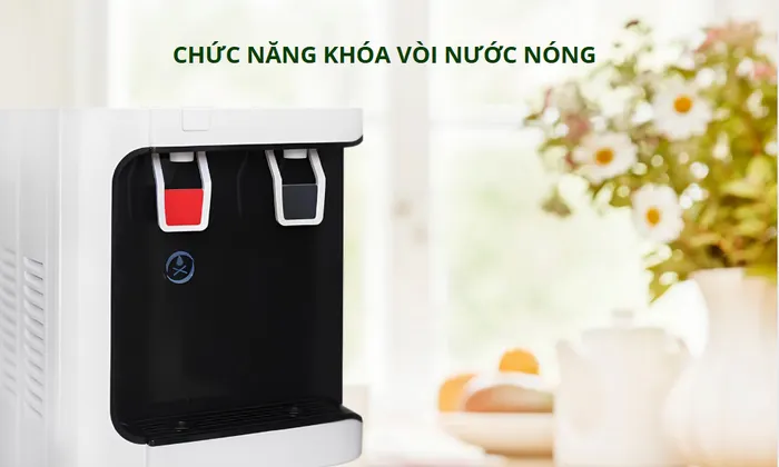 Yên tâm hơn với chức năng khóa vòi nước nóng trên Alaska R-82