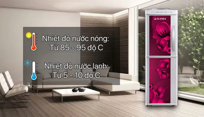 Máy nóng lạnh Alaska R-71 đáp ứng nhu cầu sử dụng đa dạng