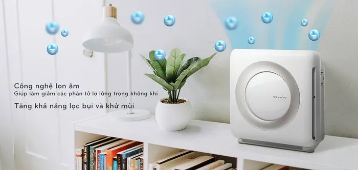 Máy lọc không khí Coway AP-1512HH trang bị công nghệ Ion âm