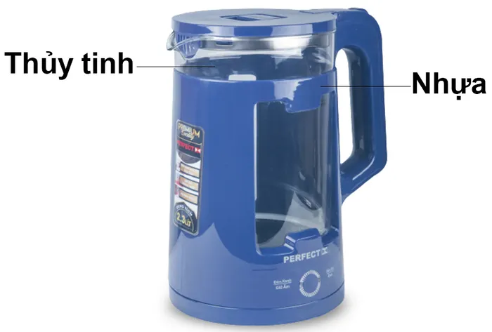 Ấm đun nước giữ nhiệt Perfect PF-BD68 chất liệu cao cấp, an toàn