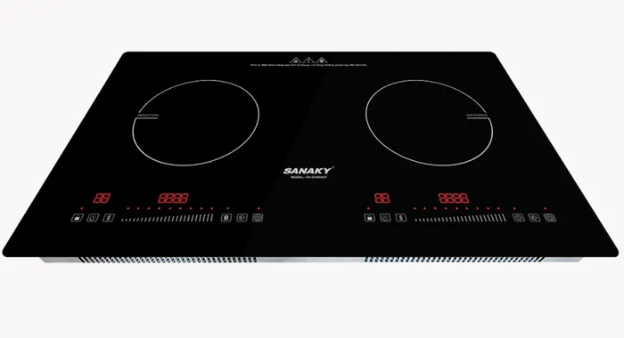 Bếp điện từ - Hồng ngoại Sanaky VH-5100HGT kiểu dáng gọn gàng 