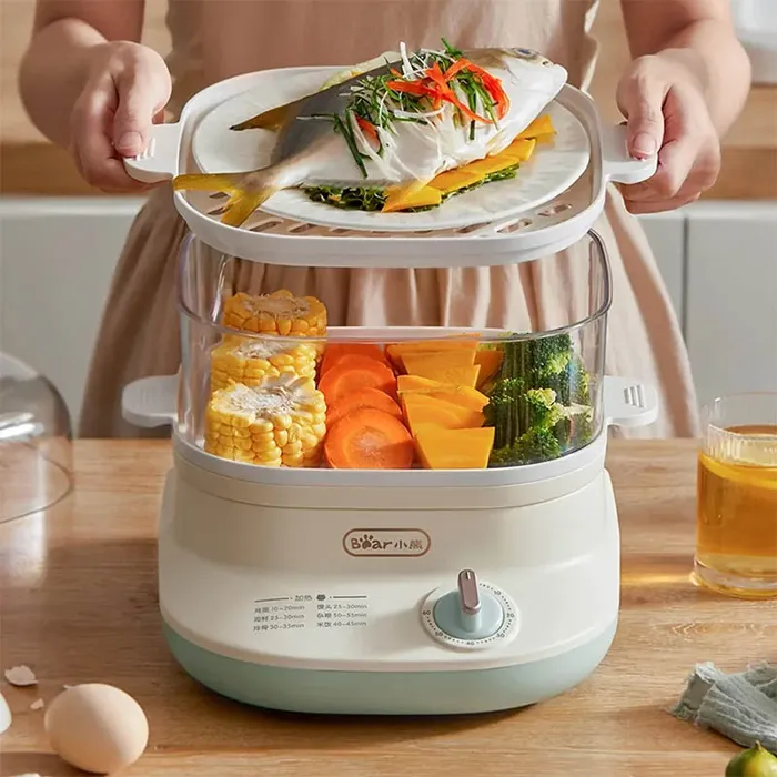 Bear DZG-C60Q8 trang bị tay cầm cách nhiệt 