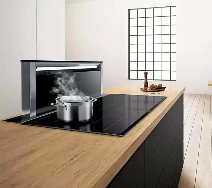 Máy hút mùi âm bàn Bosch DDD97BM60B hoạt động với công suất cao