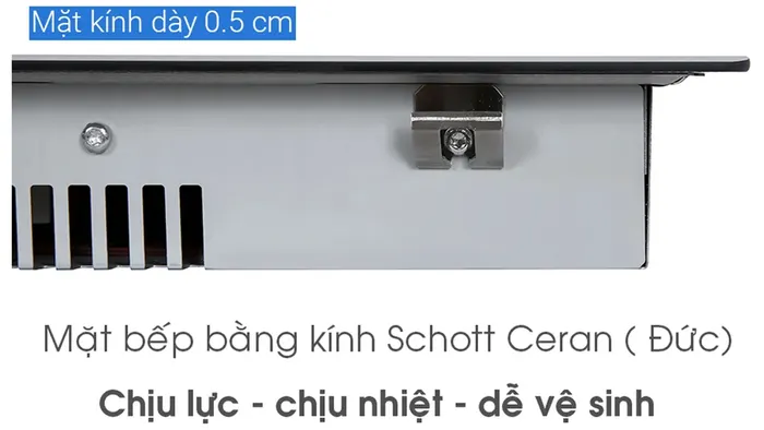 Mặt bếp điện từ Hafele HC-I603D bằng kính Schott Ceran