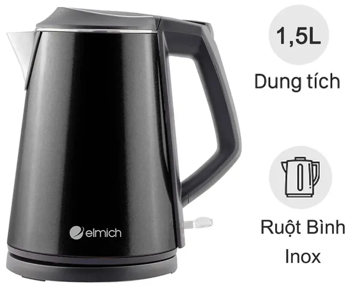 Bình đun siêu tốc Elmich KEE-1785 có dung tích 1.5 lít