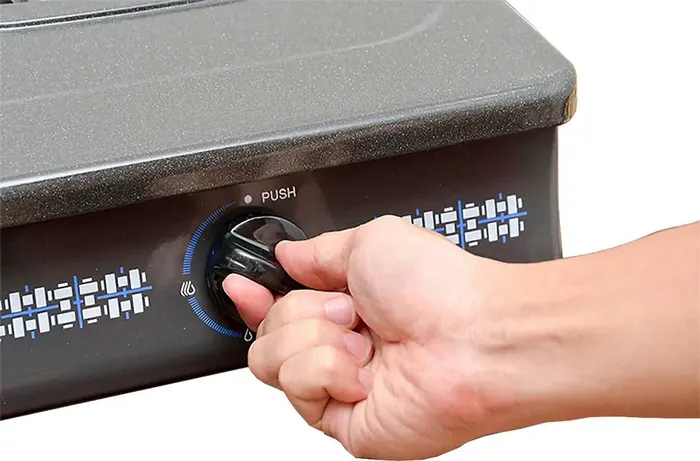 Bộ phận điều khiển bếp gas đôi Rinnai RV-377(G)N 