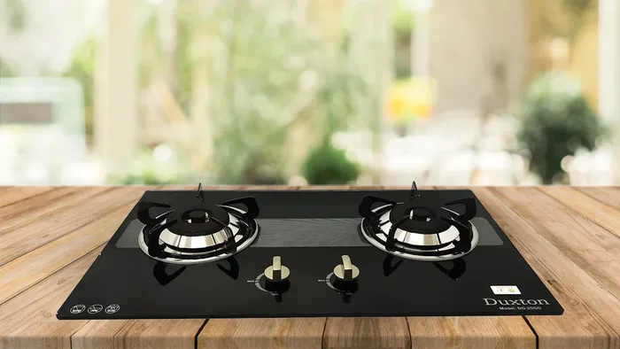 Bếp gas âm Duxton DG-2SGD kiểu dáng sang trọng, mặt kính cường lực