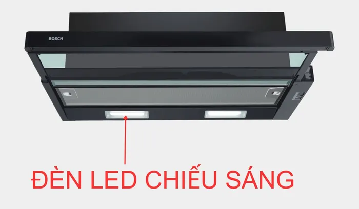 Đèn LED trên máy hút mùi Bosch DFT93CA61B 