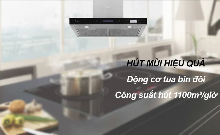 Máy hút mùi Pramie TT32-700 hút mùi hiệu quả