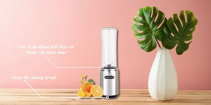Chế độ an toàn của máy xay sinh tố Simplehome BL3301B
