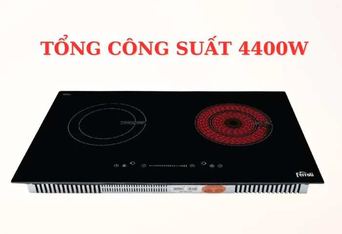 Bếp điện từ hồng ngoại Ferroli IC4500DD có công suất cao