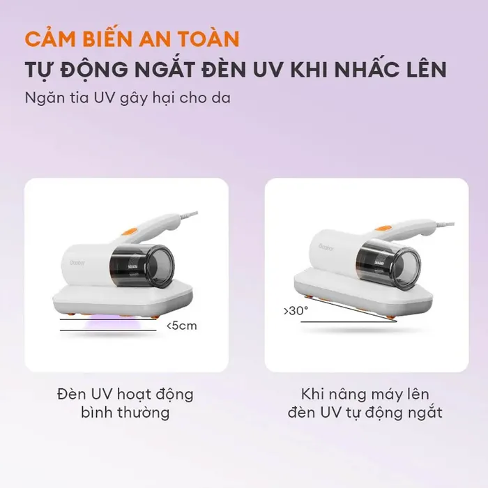Cảm biến trên máy hút bụi Gaabor VCD10M-WH02A