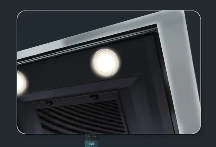 Đèn LED trên máy hút mùi Iruka I-410 - Thái Lan 