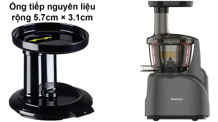 Ống tiếp nguyên liệu máy ép chậm Kuvings J80 