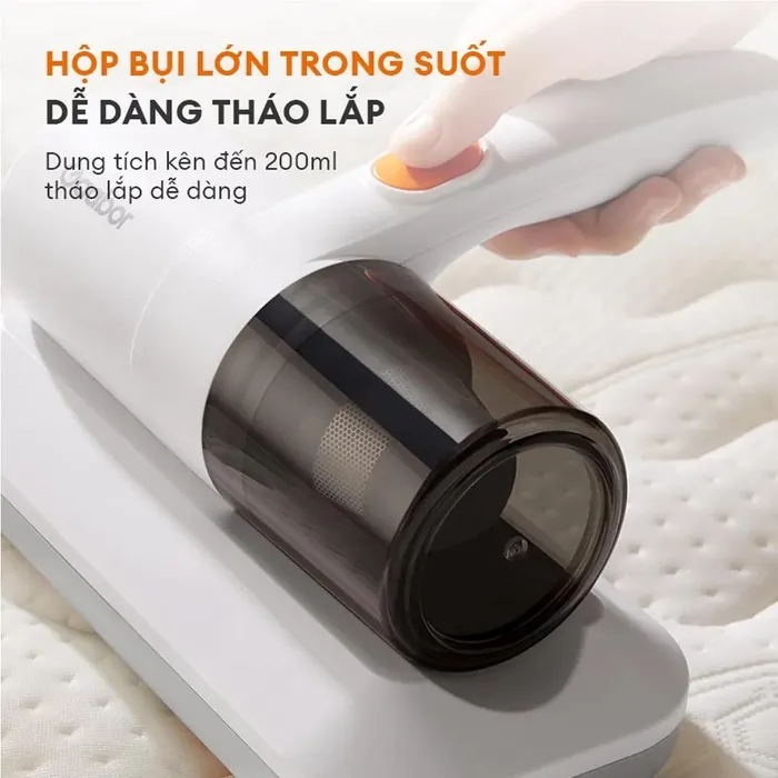 Hộp chứa bụi của máy hút bụi Gaabor VCD10M-WH02A dung tích lớn