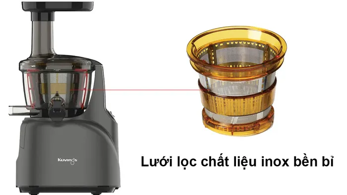 Máy ép trái cây tốc độ chậm Kuvings J80 lưới lọc inox