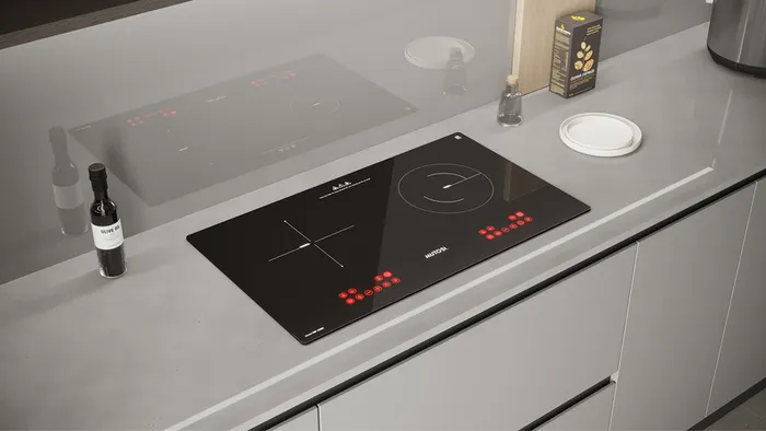 Mặt kính bếp Mutosi MIF-1236K chất liệu Kanger Ceramic