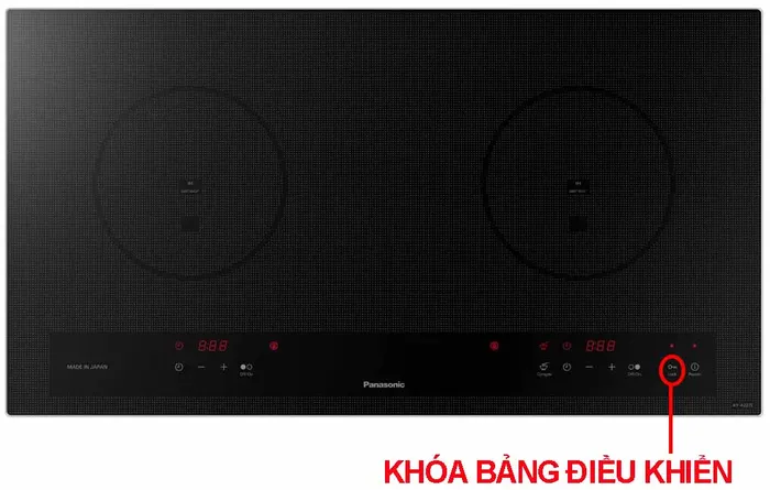 Khóa bảng điều khiển của bếp điện từ Panasonic KY-A227EKRA - Nhật Bản