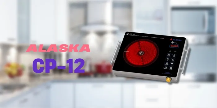 Bếp Hồng Ngoại Alaska CP-12 có thiết kế đơn giản
