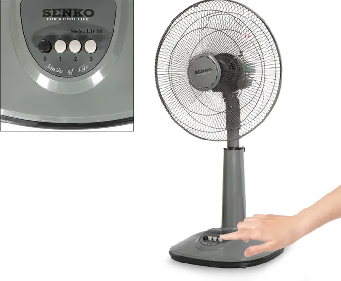 Quạt lỡ Senko L1638 điều khiển nút nhấn