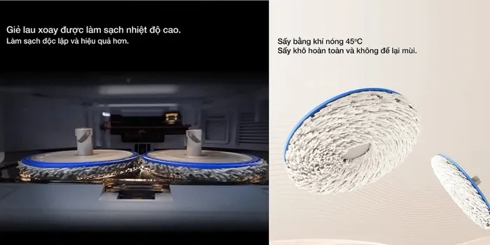 Trạm sạc OMNI của Robot hút bụi lau nhà Ecovacs T50 OMNI