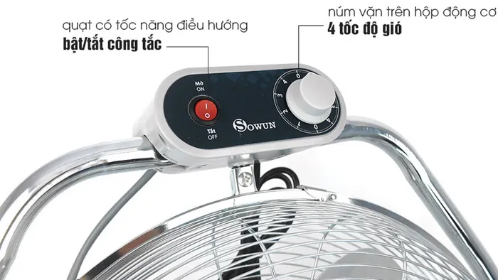 Sowun SW821 tích hợp 4 chế độ làm mát tùy chỉnh