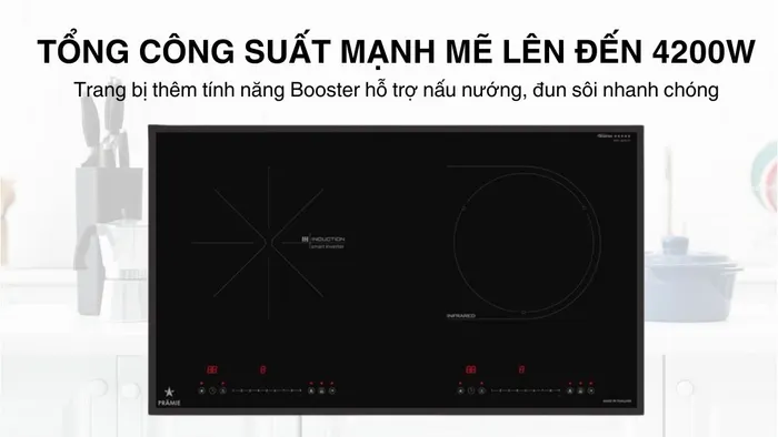 Pramie PRTH-N1 hoạt động với tổng công suất lên đến 4200W