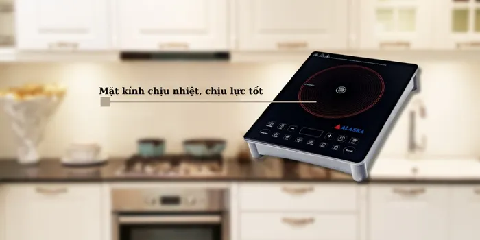 Mặt bếp Alaska CP-10 kính chịu lực, chịu nhiệt