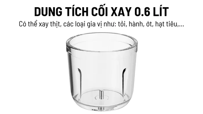 Magic Eco AC-14 có cối xay thủy tinh với dung tích 0.6 lít
