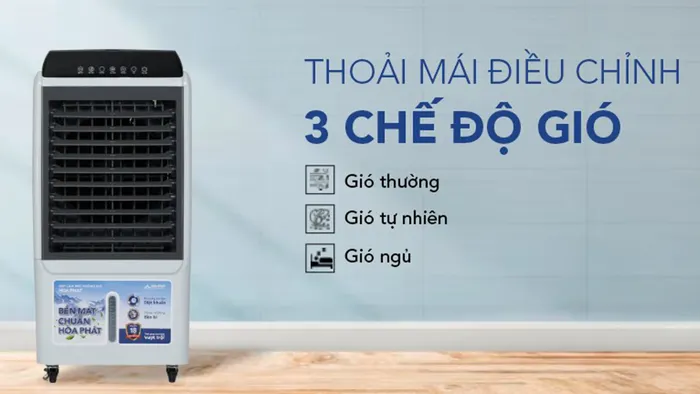 Hòa Phát HPCF1-034I được tích hợp 3 chế độ gió tùy chỉnh