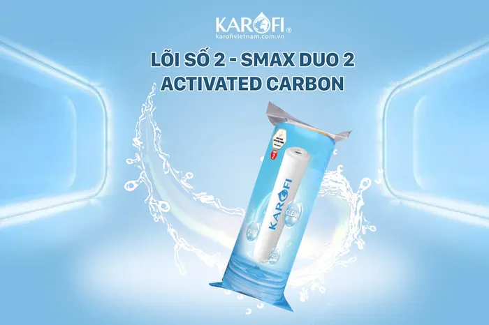 Lõi lọc nước Karofi Smax Duo 2 Activated Carbon (Lõi số 2)
