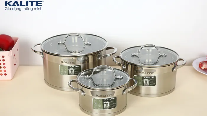 Bộ nồi Inox 304 cao cấp Kalite KL-333