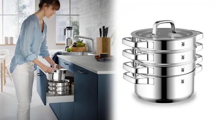 Bộ nồi Compact Cuisine WMF 0798046380 thiết kế hiện đại