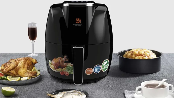 Nồi chiên không dầu Hawonkoo AFH-045 có thiết kế nhỏ gọn hiện đại 