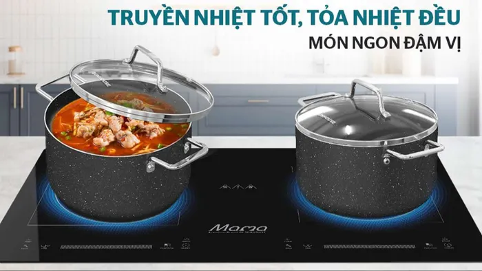 Sunhouse SHG7878MB có khả năng truyền nhiệt tốt và tỏa nhiệt đều