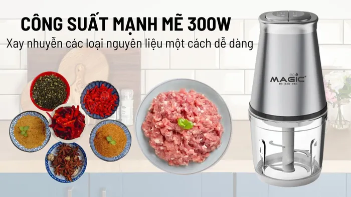 Magic Eco AC-14 hoạt động với công suất mạnh mẽ lên đến 300W