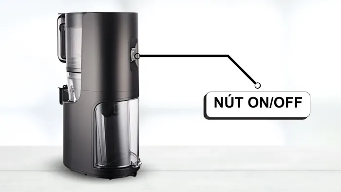 Nút gạt On/Off dễ thao tác