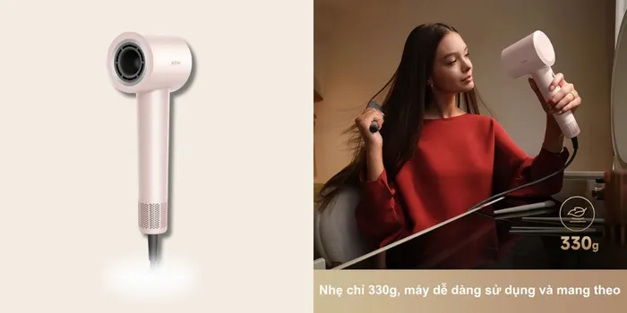 Máy Sấy Tóc Mova-Turbo Mova AHD11C Màu Hồng trẻ trung