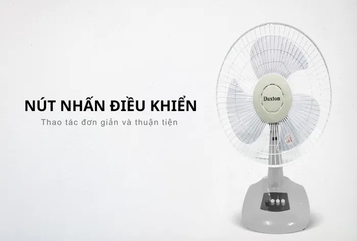 Nút nhấn điều khiển dễ thao tác 
