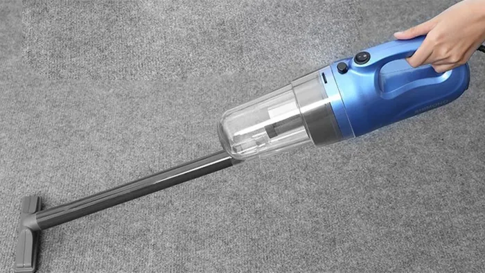 Máy hút bụi Shimono SVC1016 được thiết kế với kiểu dáng vừa tay thuận tiện cho việc hút trong mọi ngóc ngách