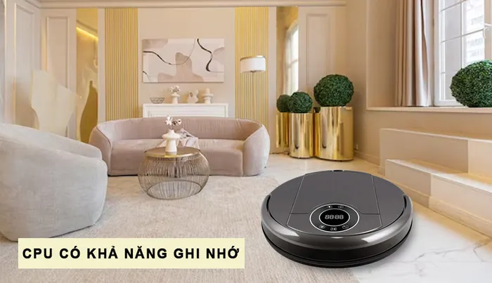 CPU của Robot Hút Bụi Shimono ZK808 có khả năng ghi nhớ thông minh
