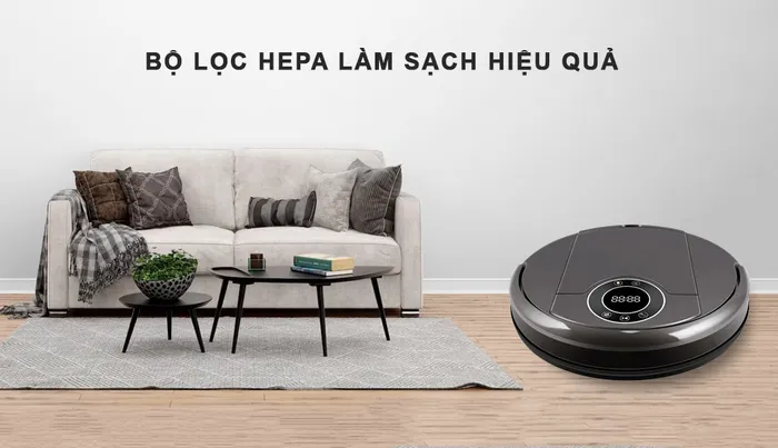 Robot Shimono ZK808 được trang bị bộ lọc HEPA 