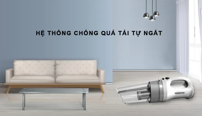Shimono SVC1015 có hệ thống chống quá tải tự ngắt
