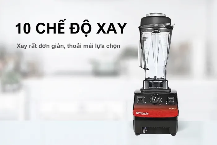 Linh hoạt lựa chọn với 10 chương trình xay 